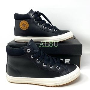 Converse Ctas PC Boot Leather Black Caramel Women